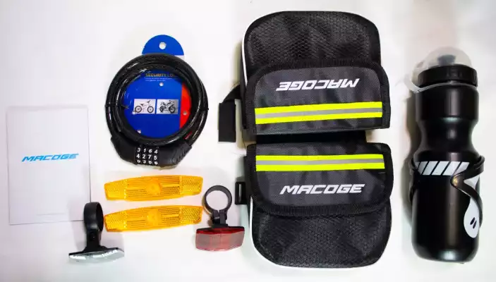 Велосипед Macoge D300, диаметр 27.5, цвет фиолетовый