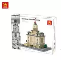 Лего-модель Шанхайской таможенной башни WANGE 6231