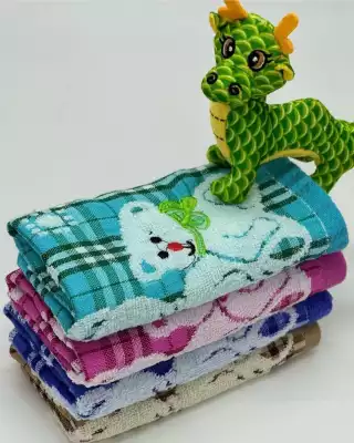 Мохровые полотенца,"Мишка", размер:25×50