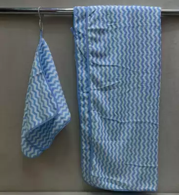 Подарочные полотенца/Банные наборы,голубой,размеры:140×70+35×75