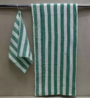 Подарочные полотенца/Банные наборы,в полоску,размеры:140×70+35×75