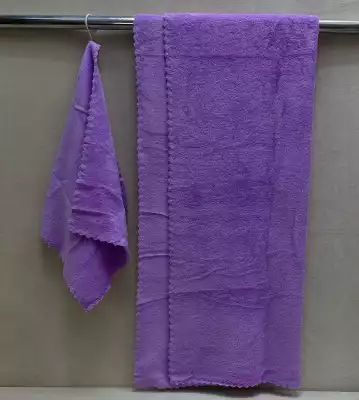 Подарочные полотенца/Банные наборы,фиолетовый,размеры:140×70+35×75