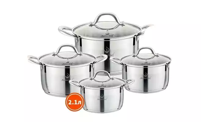 Набор кастрюль MasterShef MF-1020