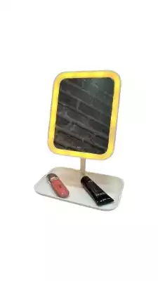 Настольное зеркало с LED-подсветкой LS01, белый