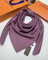 Шелковый платок LV Фиолетовый 90/90