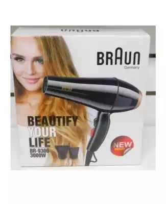 Фен для волос BRAUN BR-9300,черный