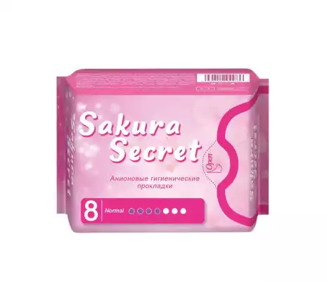 Женские гигиенические проклади Sakura Secret, дневные, 240 мм