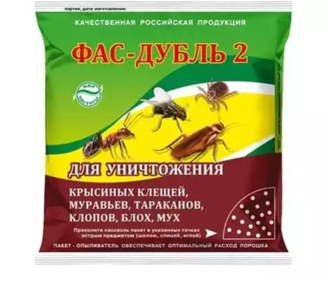 Уничтожение насекомых Агровит Фас-дубль 2. 125 г 1 шт.