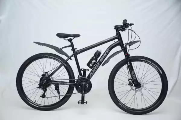 Велосипед взрослый спортивный Airobike 2125AL, д. 26, р. 17, черно-серый,