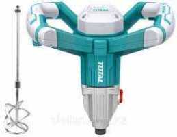 "ТОТАL" Миксер строительный 1400Вт, 180-480 об / мин, / 300-750 об / мин.