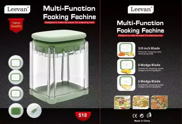 Leevan овощерезка 518, пластик, сталь