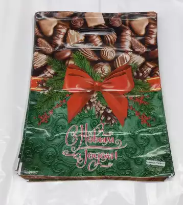 Пакет "Новогодние конфеты",размер:30×40см