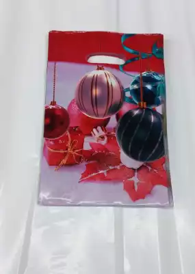 Пакет "Новогодние игрушки",размер:20×30см