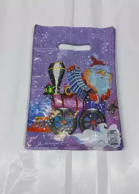 Новогодний пакет "Дедушка мороз",размер:20×30см