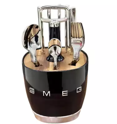 Набор с ложками и подставка SMEG на 6 персон