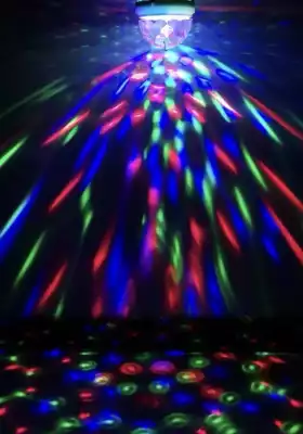 Световая фигура Вращающаяся светодиодная лампочка LED 321381 разноцветная