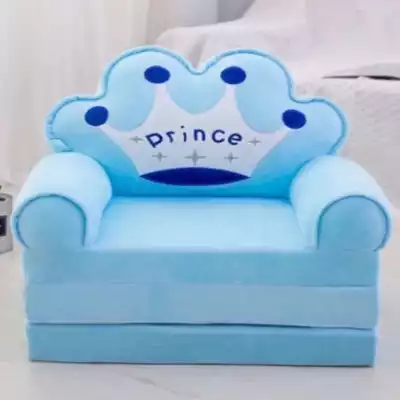 Мягкое кресло для детей Принц, голубой