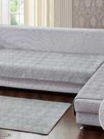 Cotton box дивандек для дивана, для кресла 1548 3 шт серый