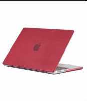 Ультратонкий Чехол Карбон для MacBook красный