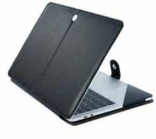 Деловой чехол Кожа для MacBook черный