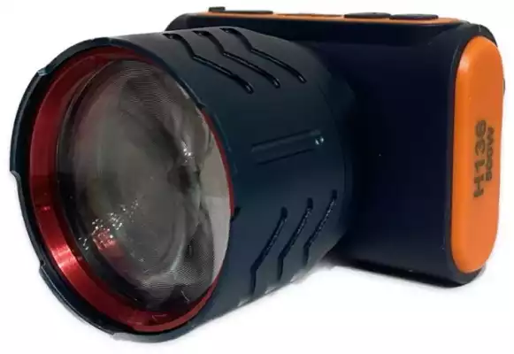 Фонарь LED H136 налобный синий