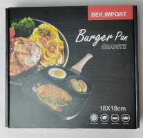 Сковорода для яичницы Bek Import 1797543 18 см, гранитная крошка