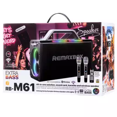 Портативная колонка Remax RB-M61 серый
