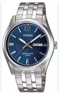 Часы Casio LTP-1335D-1AVDF ,женские,серебристый,синий циферблат