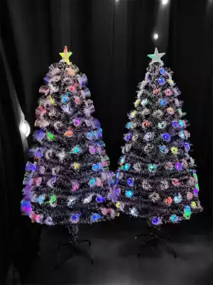 Новогодняя елка со встроенной гирляндой разборная, 210 см